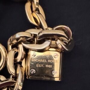 Michael Kors Gold-Tone Chain Bracelet